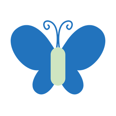Mariposa azul