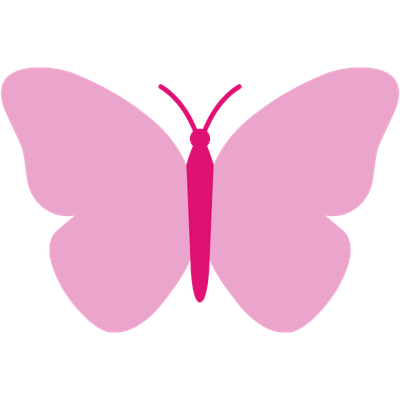 Mariposa rosa