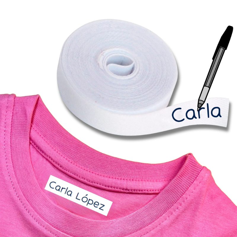 Cinta Termoadhesiva Personalizable para Marcar Ropa — 3 Metros